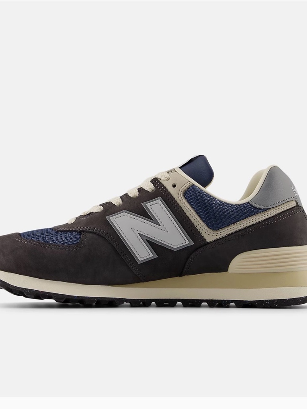 New Balance Women's Navy, Gray & Cream Sneakers